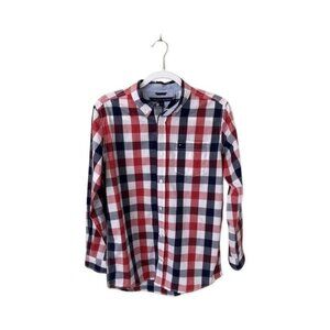 Tommy Hilfiger NWT Boy's Plaid Button Down Dress Shirt Size XL (20)